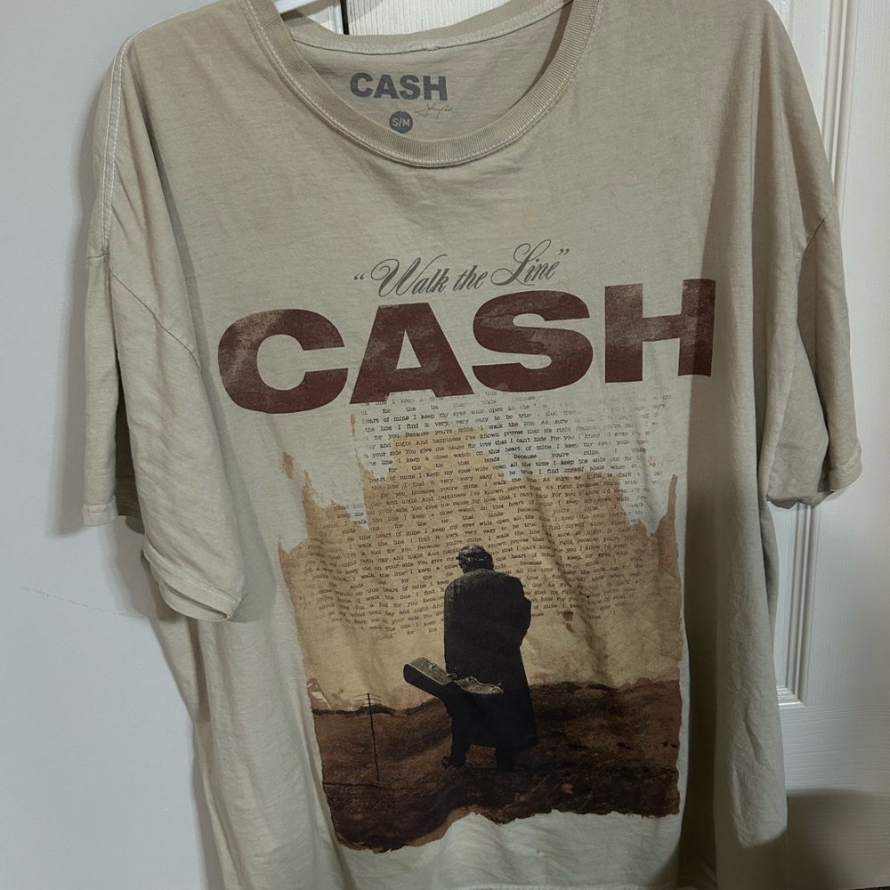 Ash Beige Graphic T-Shirt for Men